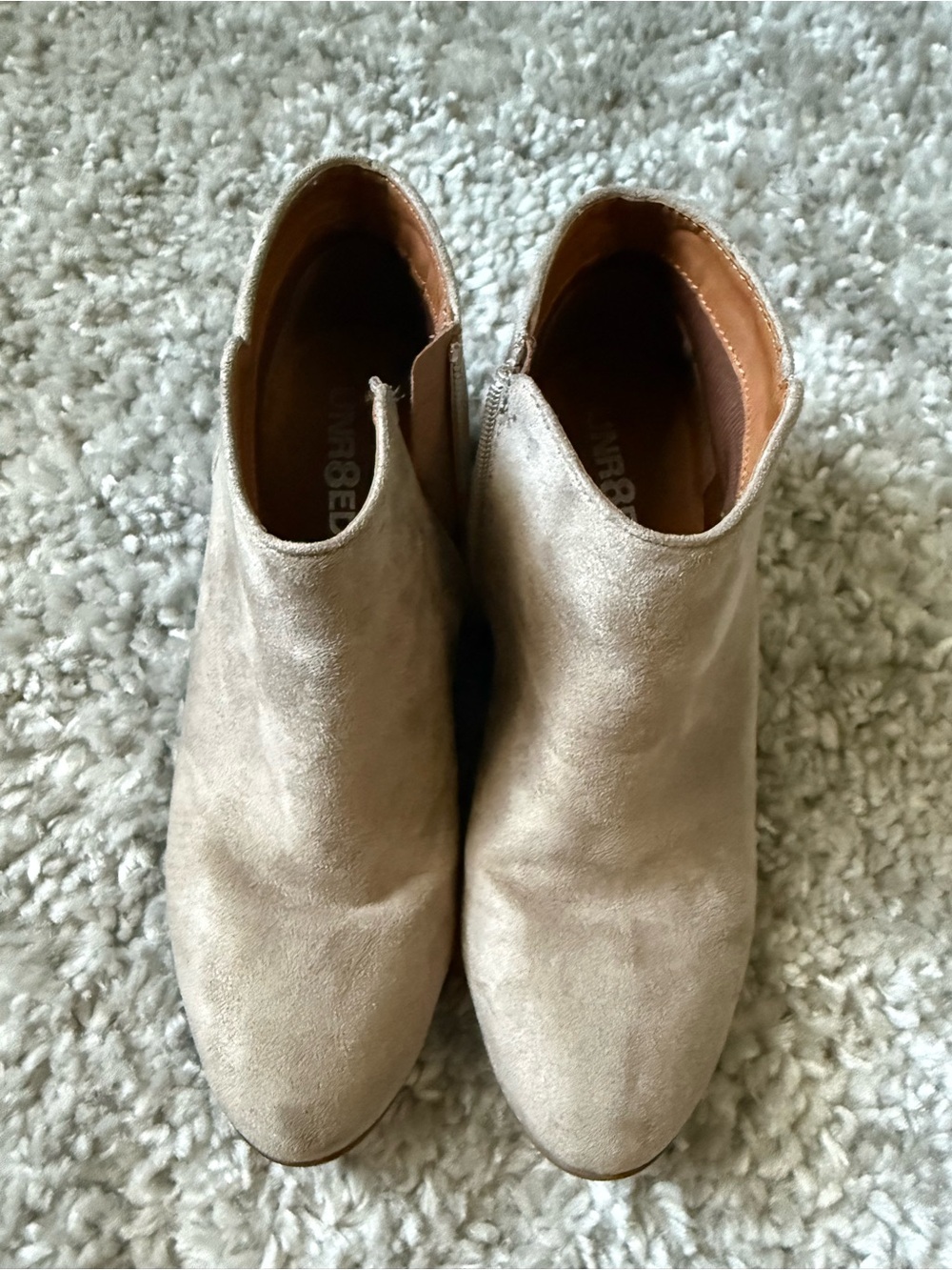 Women’s Taupe Suede Ankle Booties - Stylish Everyday Comfort